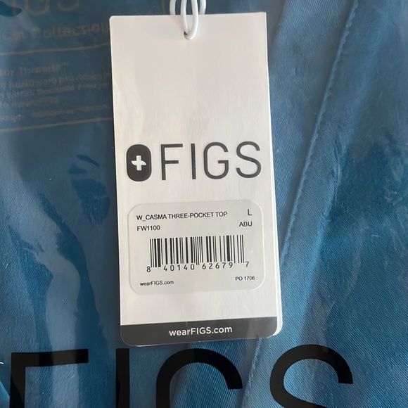 Figs limited edition Alps blue Casma top and Yola bottoms - Picture 5 of 7